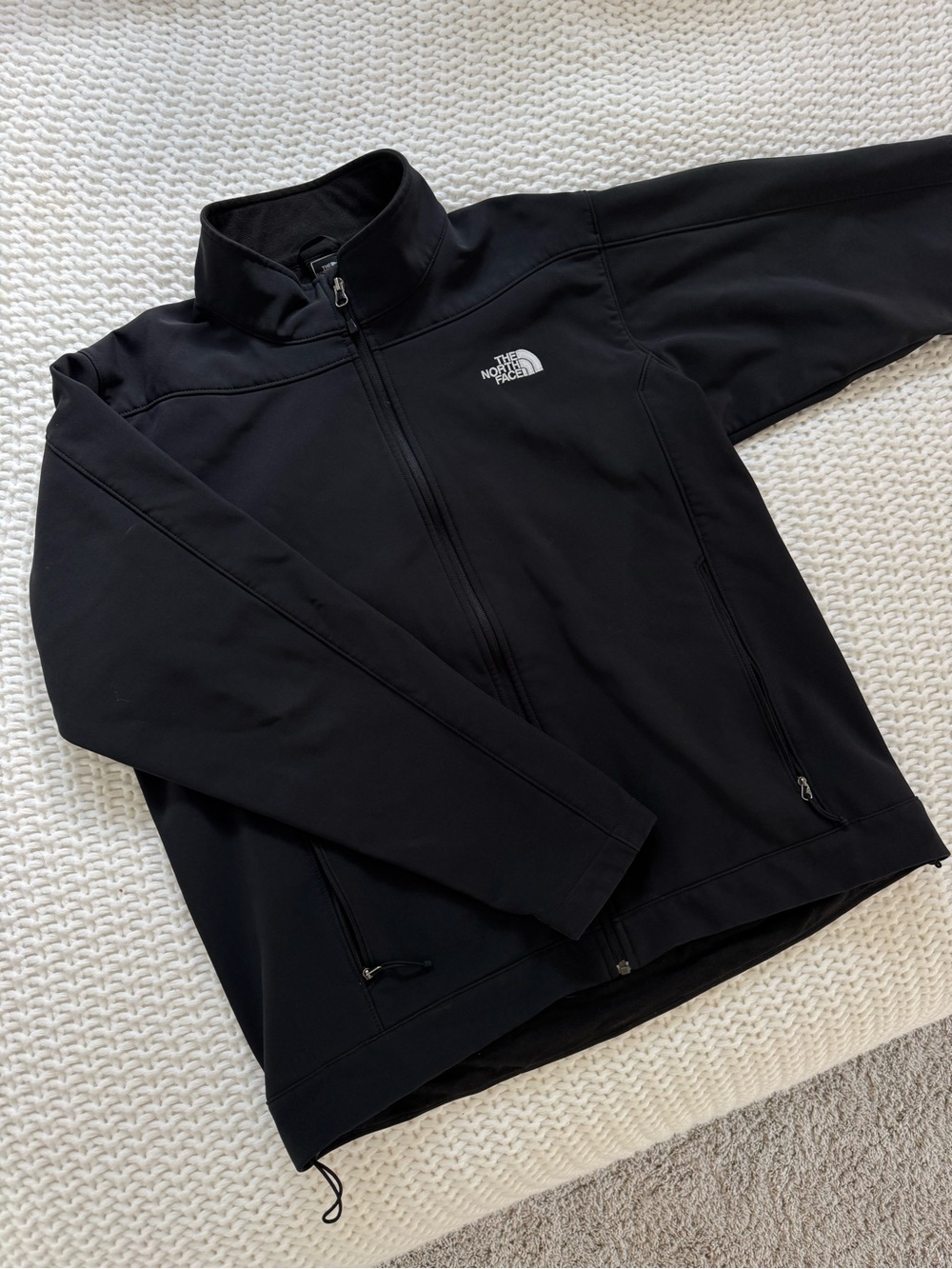 The North Face Black Men's Softshell Zip Jacket